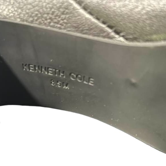 Kenneth Cole New York Tall Genuine Leather Boots Black - size 8.5 - Picture 13 of 16